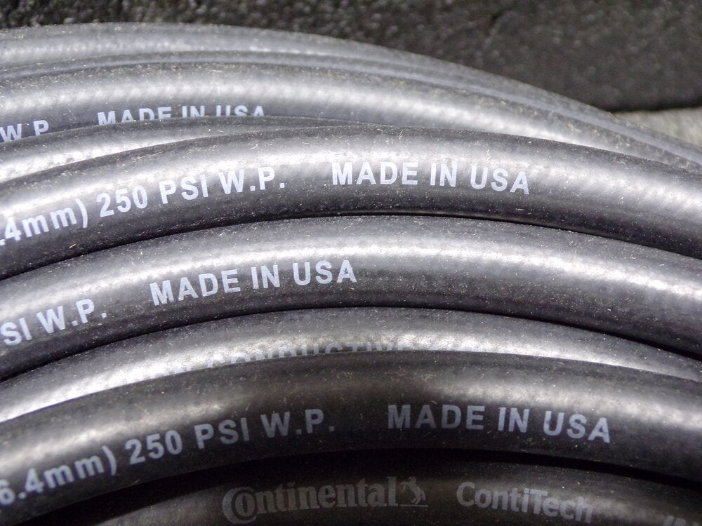 CONTINENTAL Push-On Hose, Max. Working Pressure 250 psi, Hose I.D. 1/4", Length 250 ft (SQ5828876-WT29)