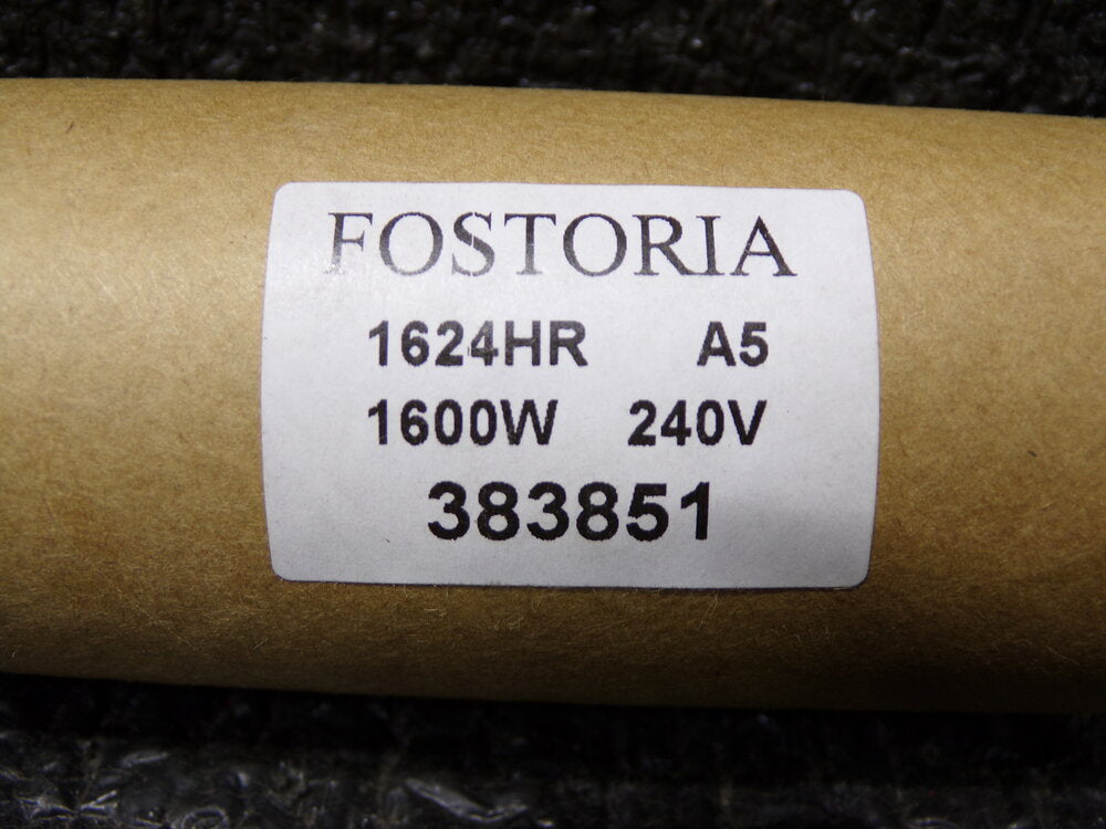 FOSTORIA Ruby Red, Electric Infrared Tubular Heater Element, 1,600 W, 240V AC (SQ5895718-WT37)