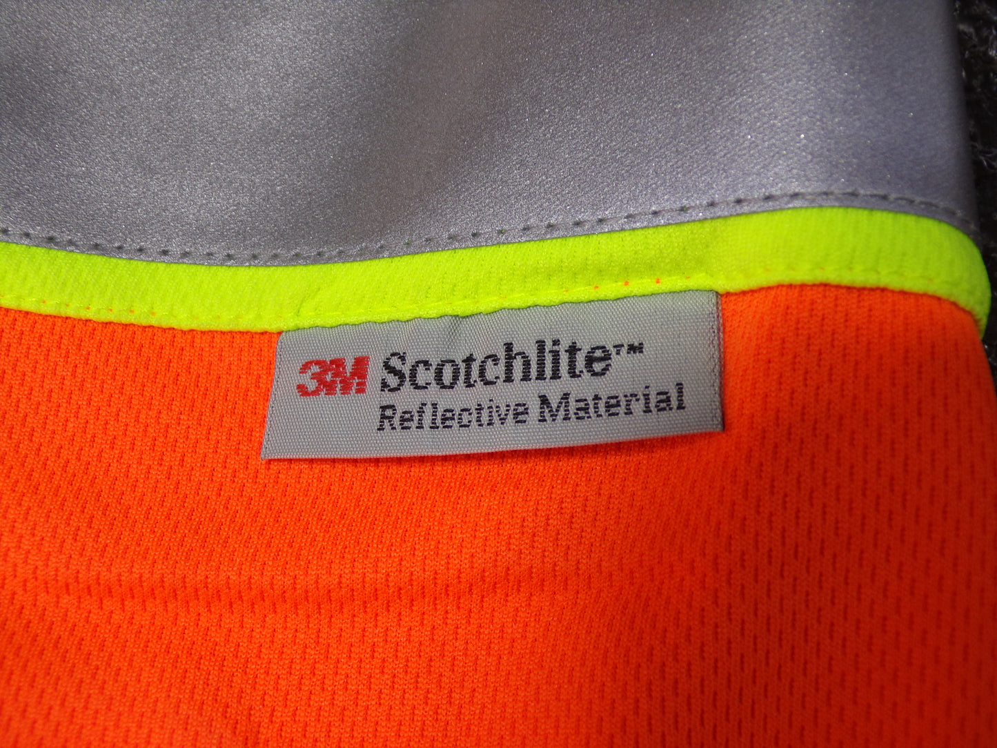CONDOR Orange/Silver, Traffic Vest, Zipper, M (CR00035-WT03)