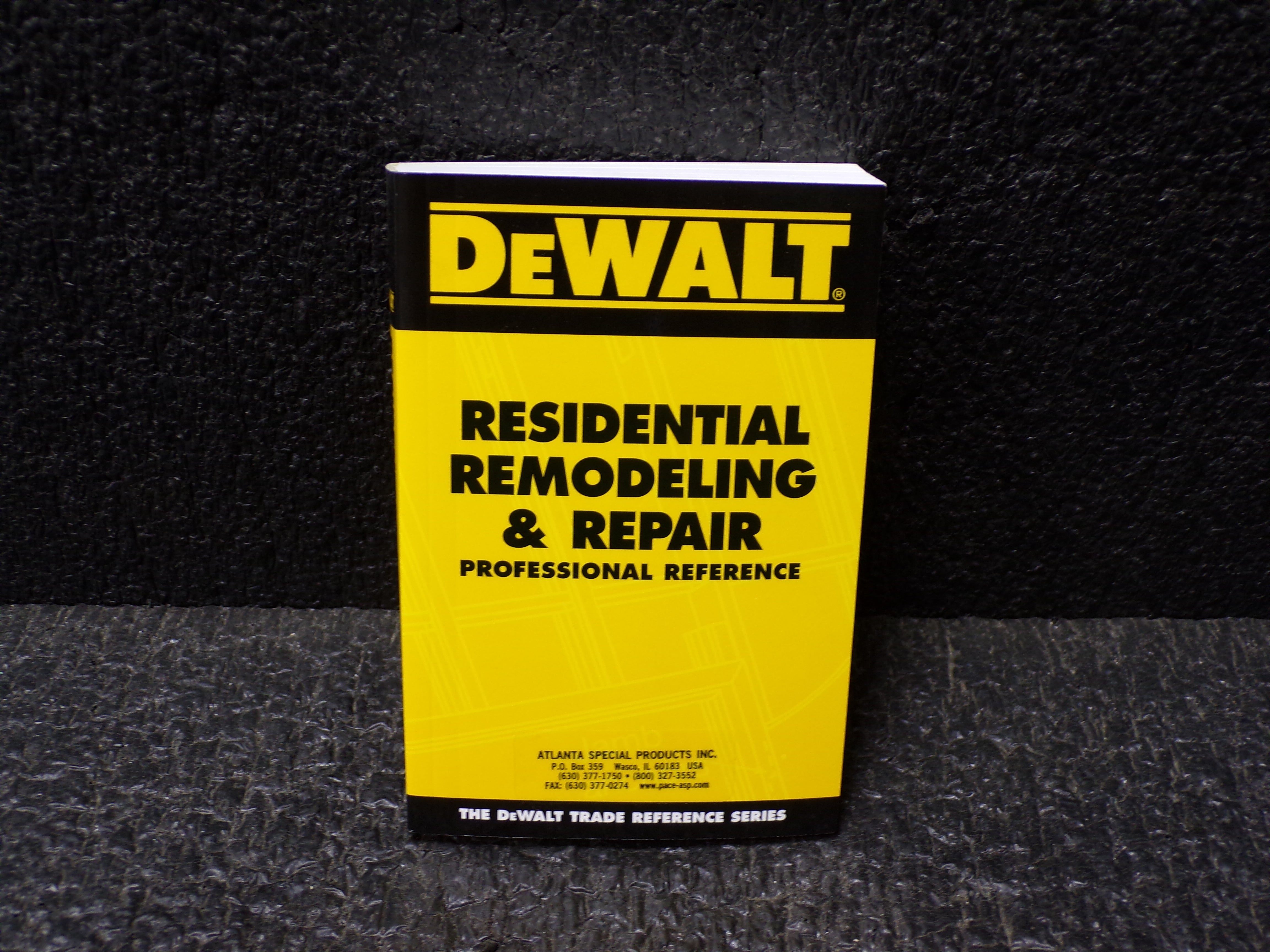 DeWalt RESIDENTIAL REMODELING AND REPAIR PROFESSIONAL REFERENCE CR00094 BT23