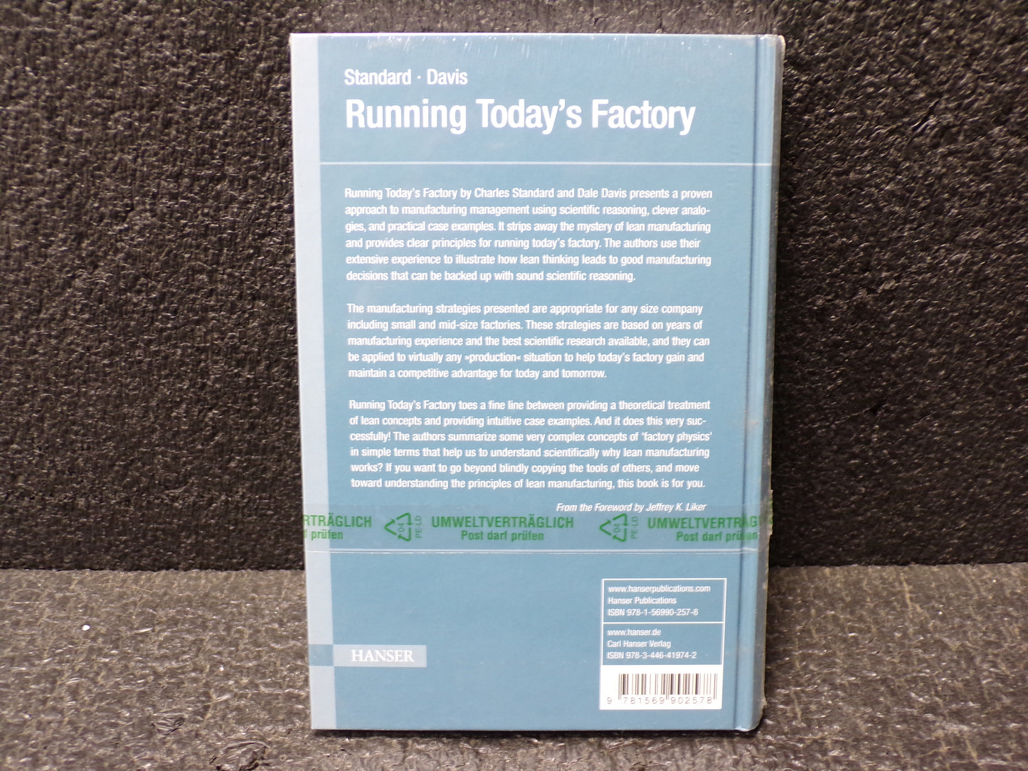 Hanser Gardner Running Today’s Factory 1st Edition (CR00100-BT23)