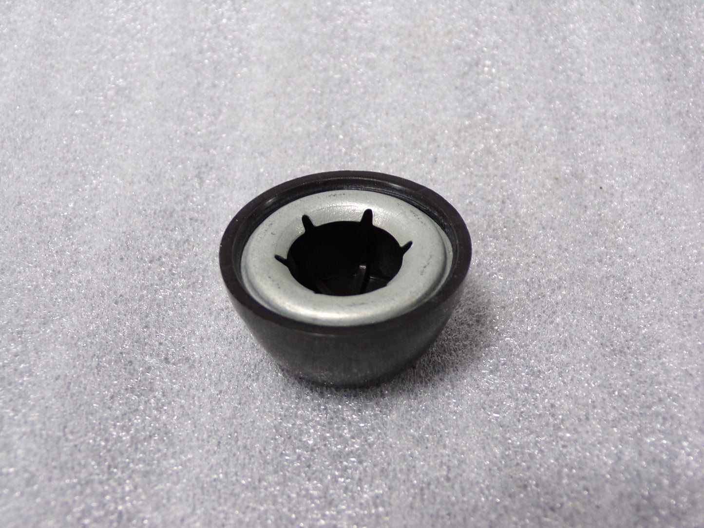 Retaining Ring with Cap, External, Plastic, Black, 5/8 in (CR00224-BT27)