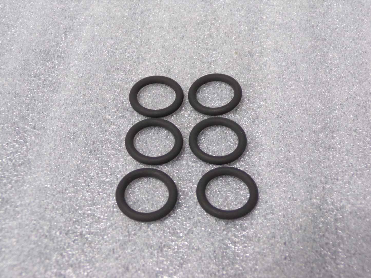 QTY: 6, O-Ring, 12mm x 2.5mm, Durometer (Hardness) Rating Medium Hard, Round, Black (CR00225-BT27)