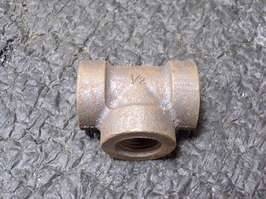 ANVIL Tee, FNPT, 1/2 in Pipe Size - Pipe Fitting (CR00293-BT06)