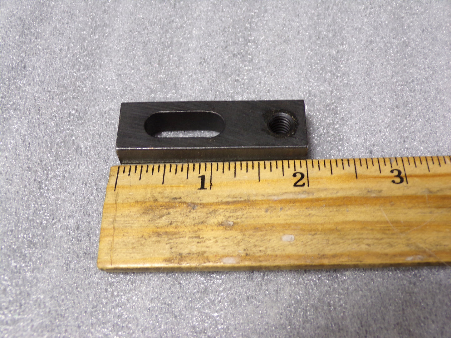 Gibraltar 1/4" Stud, Medium Carbon Steel, Strap Clamp 1/2" Travel, 2" OAL x 5/8" Wide x 3/8" High (CR00296-BT03)