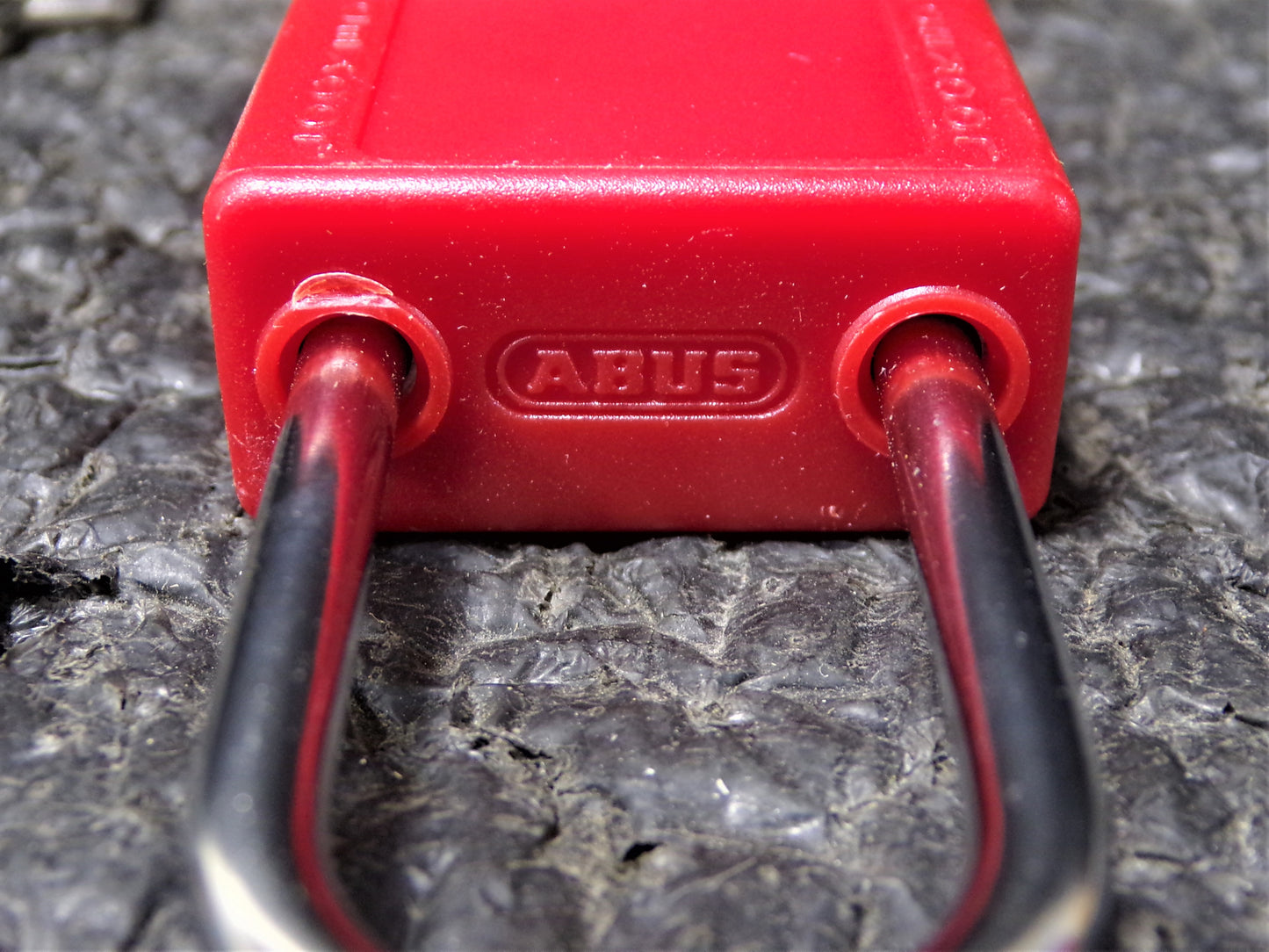 Abus Lockout Padlock, Red, Keyed Different (CR00356-BT21)