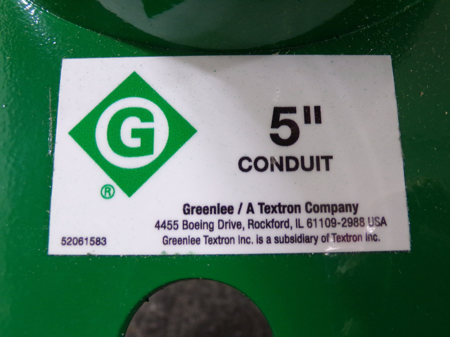 GREENLEE 5 in. Adapter Weldment Slip In Coupling For UT8 (CR00390-WT12)