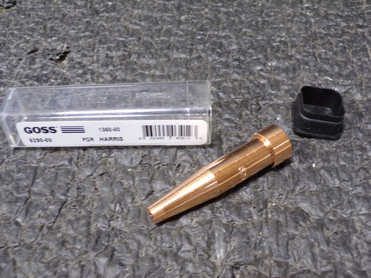 Goss Replacement Torch Tip Tip Number 00, Acetylene, For Use with Harris (CR00444-WT38)