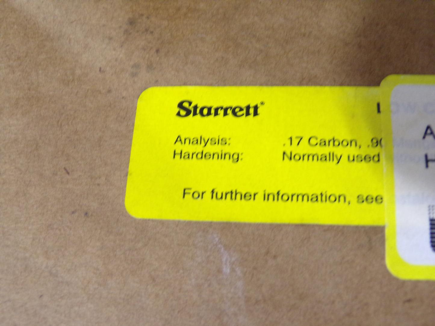 Starrett 24 x 5 x 3/32 Inch, AISI Grade A36, Low Carbon Steel Flat Stock (CR00475-WTA11)