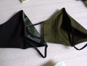 Kids Cloth Masks, Reusable, Machine Washable, Reversible (2 pack) Green (CR00487WTA)