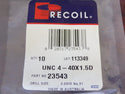 RECOIL Helical Insert, Free Running Helical, 18-8 Stainless Steel, 4-40 Internal Thread Size (CR00519WTA14)