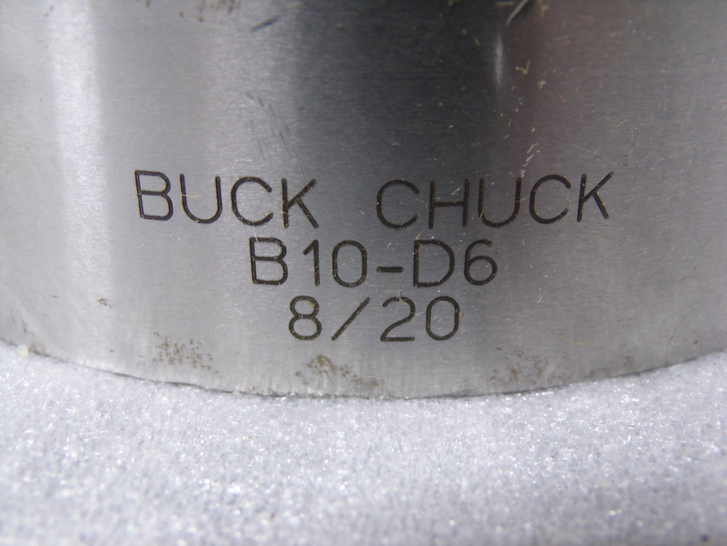 Buck Chuck Company Adapter Back Plate for 10" Diam Self Centering Lathe Chucks D1-6 Mount, 2.94" Through Hole Diam, 6.349" OD, 1-3/4" Flange Height, Steel (CR00592-WTA15)