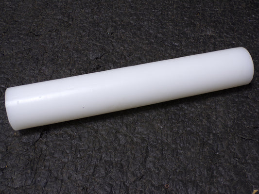 Made in USA 1' x 2" White Polyethylene (UHMW) Rod, White (CR00599-WTA15)