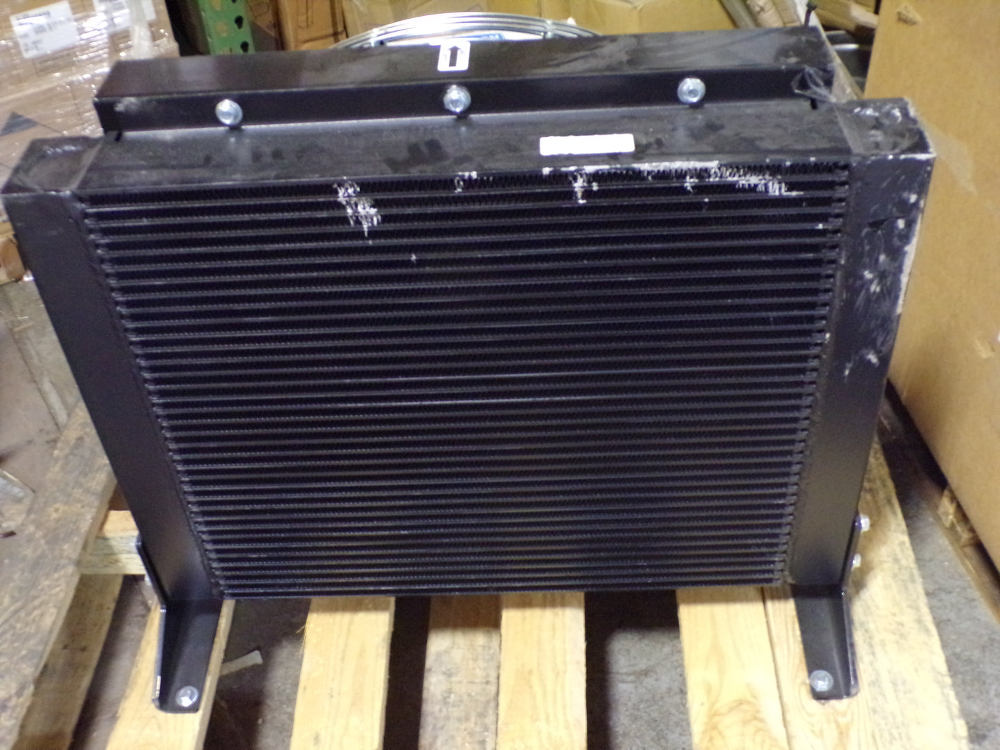 COOL-LINE Forced Air Oil Cooler: AC, 55 hp Heat Removed, 80 gpm Max. Flow, 377 psi Max. Pressure, A55-3, FREIGHT SHIPPING REQUIRED (CR00623-WTA)