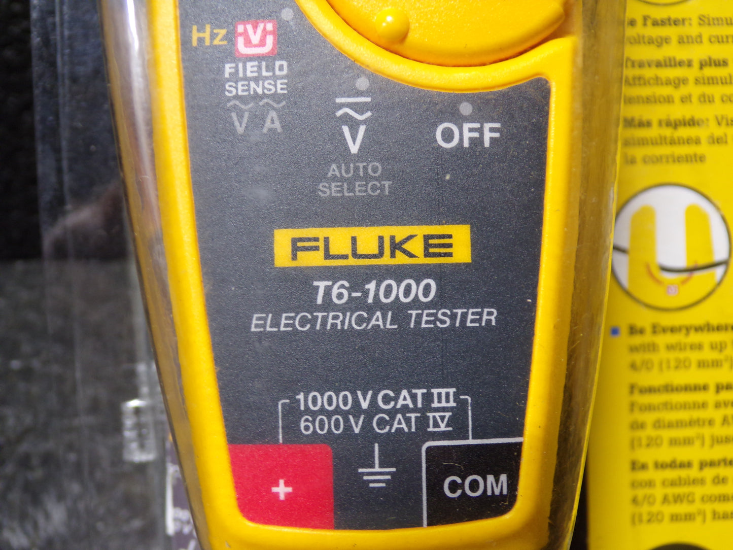 FLUKE Split Digital Clamp Meter, 0.7 in (18 mm) Jaw Capacity, CAT III 1000V, T6-1000/WWG (CR00626-X02)