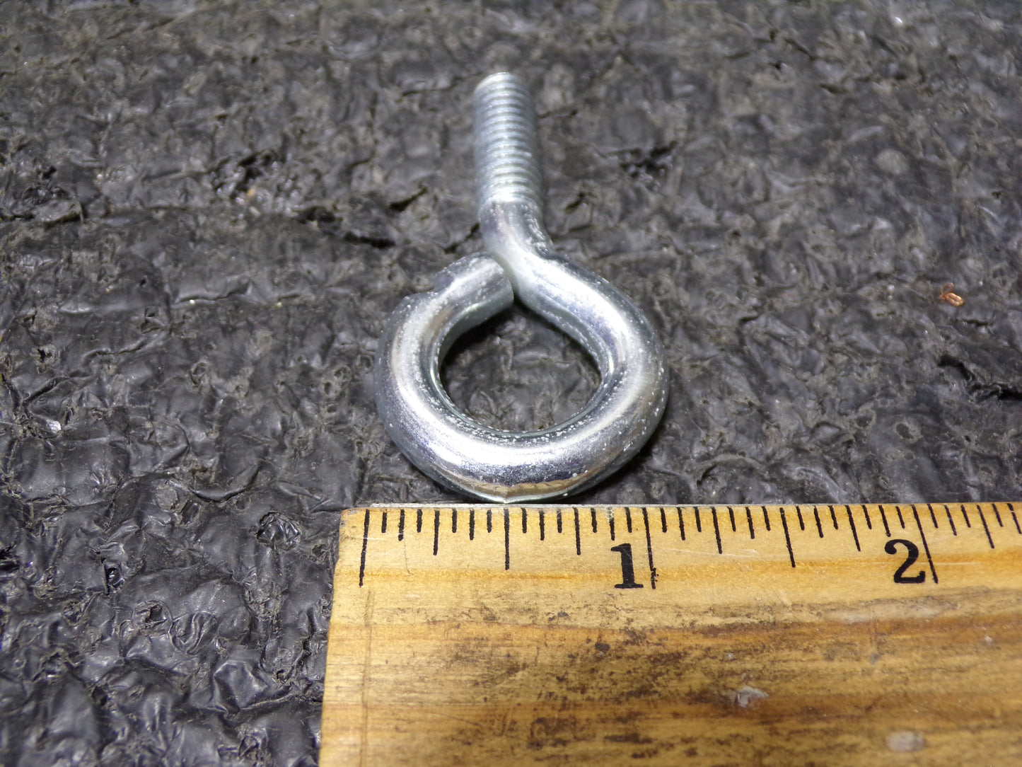 Chicago Hardware Routing Eye Bolt: Steel, Zinc Plated, 5/16"-18 Thread Size, 1 in Shank Lg, 5/8 in Eye Inside Dia (CR00638-WTA15)