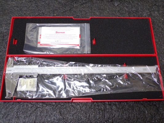 Starrett 0 to 12" Stainless Steel Vernier Caliper 0.02mm Graduation, 0.025 (Per 300mm)mm Accuracy (CR00656-WTA16)