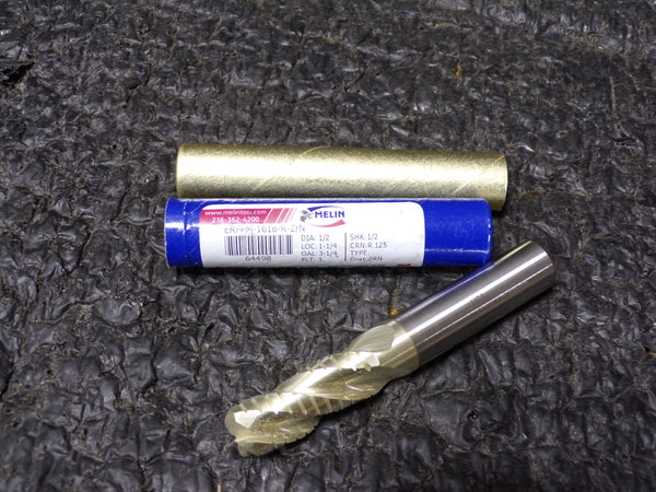 MELIN TOOL COMPANY Rougher/Finisher End Mill R.125 1/2