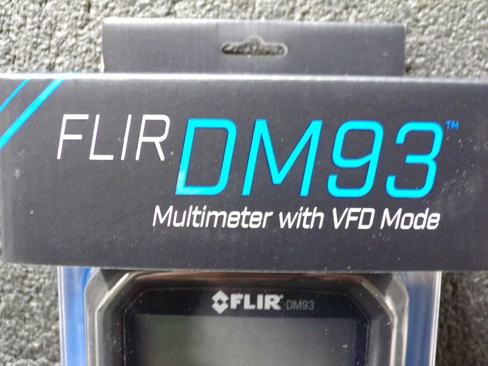FLIR DM93 Series, Full Size - Advanced Features, Digital Multimeter (SQ9450471-K08)