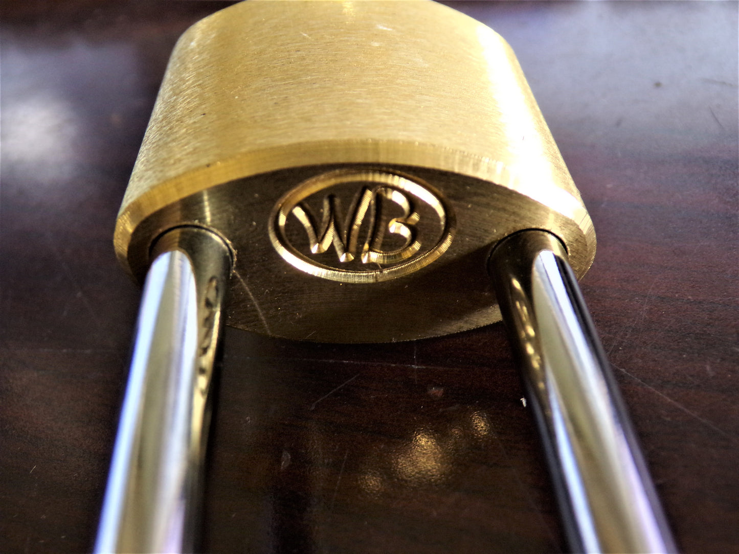 WB Wilson Bohannan Brass 3" padlock, With 2 Keys and Blank Key Tag, Series 1 (CR00496-WTA12)