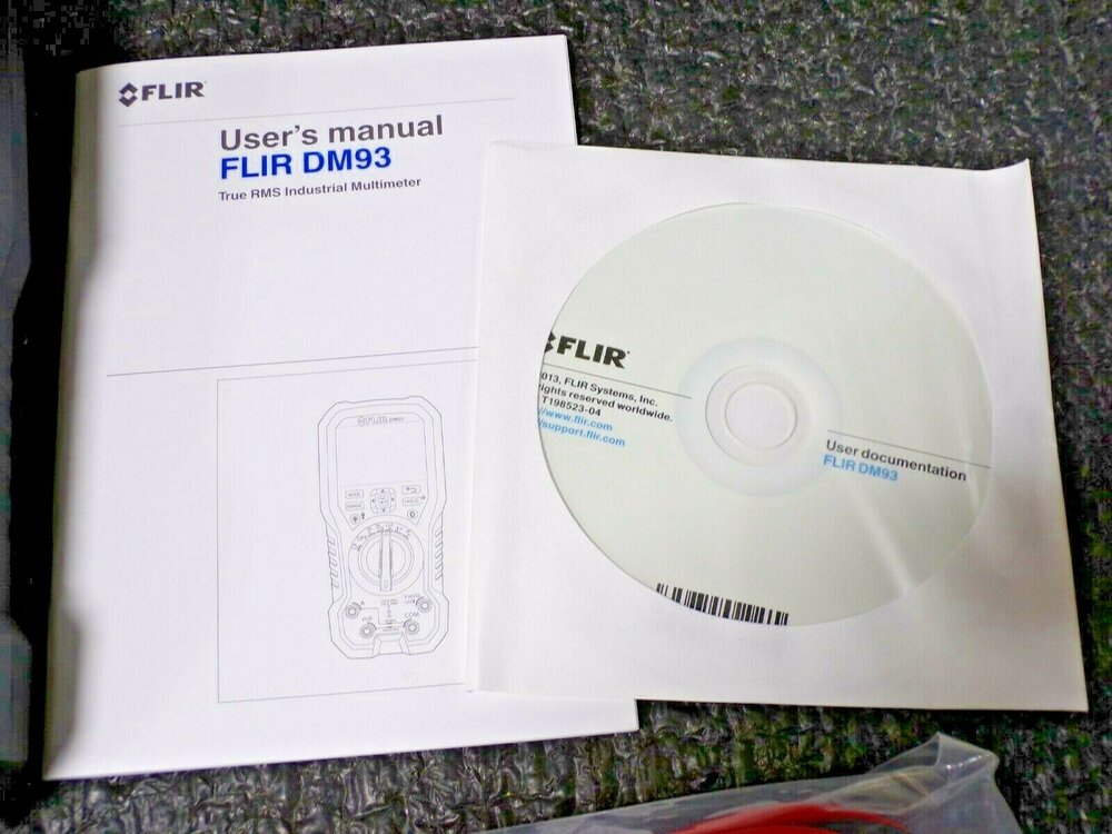 FLIR DM93 Series, Full Size - Advanced Features, Digital Multimeter (SQ9450471-K08)