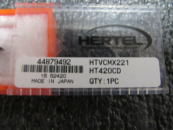 Hertel HT-VCMX221 Grade HT420CD Turning Insert (184261473599-BT36)