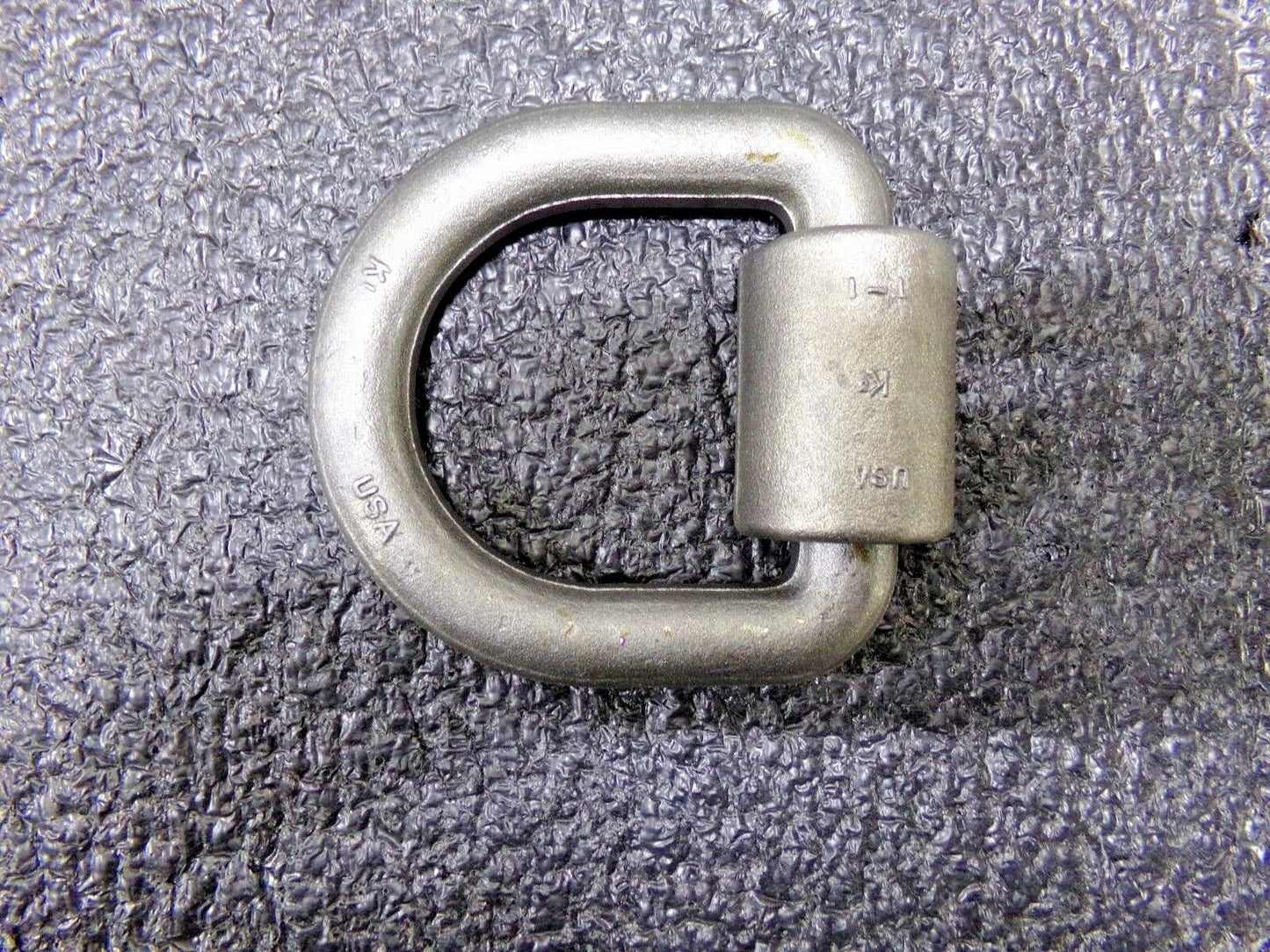 Forged Steel D-Ring W/Weld on Bracket, 3/4" x 4-1/2", 10,600 lbs. (SQ5513184-WT36)